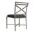 Not Yet Made - Made To Order Brown Jordan Venetian Side Chair, Mica frame with Fusion Charcoal fabric For Sale - Image 5 of 11
