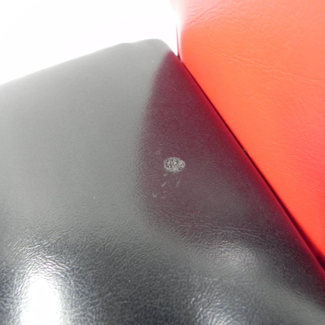 Black Vintage Skai Armchair, 1950s For Sale - Image 8 of 18