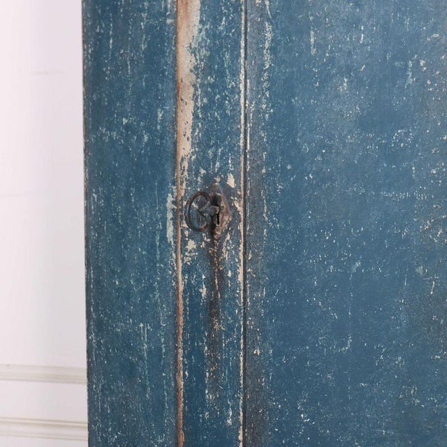 Swedish Bowfronted Corner Cupboard For Sale - Image 8 of 11