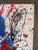 1970s Hendrik Grise Vintage Original Abstract Expressionist Painting on Paper For Sale - Image 5 of 5
