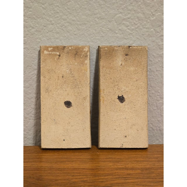 Rare, Antique Royal Delft Hand-Painted Cloisonne Tiles For Sale In Phoenix - Image 6 of 6