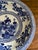 Blue Late 20th Century Chinoiserie Blue and White Porcelain Large Decorative Bowl For Sale - Image 8 of 9