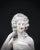 Marie-Antoinette Half-Doll in German Porcelain, 20th Century A toy, an accessory? This half-figurine is much more than...