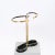 Mid-Century Symmetrical Umbrella Stand in Gold & Black, 1950s For Sale - Image 6 of 6