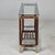 Italian Mid-Century Walnut & Brass Console Table With Glass Top For Sale - Image 10 of 13