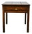 19th Century English Rustic Oak Side Table with Planked Top and Single Drawer For Sale