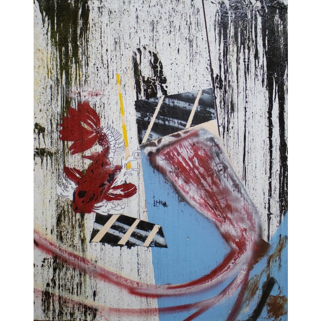 Irakli (Akuna) Kavtaradze, Koi, 2021, Mixed Media on Canvas For Sale - Image 4 of 4