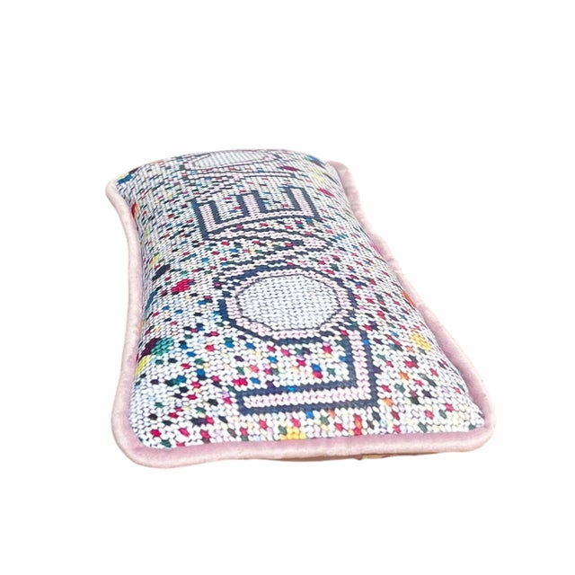 Contemporary Velvet "Love You" Custom Made Pillow, Original For Sale - Image 3 of 4