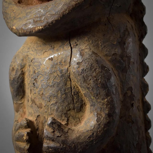 Early 20th Century Mambila Crocodile Figure Tadep Cameroon For Sale - Image 4 of 11