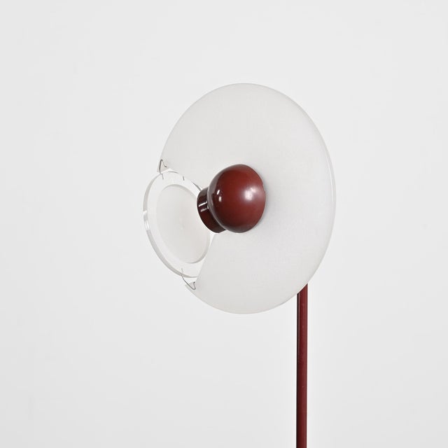 Metal 1195 Club Floor Lamp by Giuseppe Ramella for Arteluce Italy, 1980s For Sale - Image 7 of 18