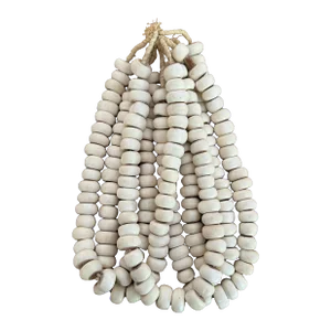 Cluster of Vintage African Ivory Cow Bone Beads