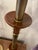 Vintage Rembrandt Walnut Wood and Brass Torchiere Style Lamps - a Pair For Sale In Denver - Image 6 of 12