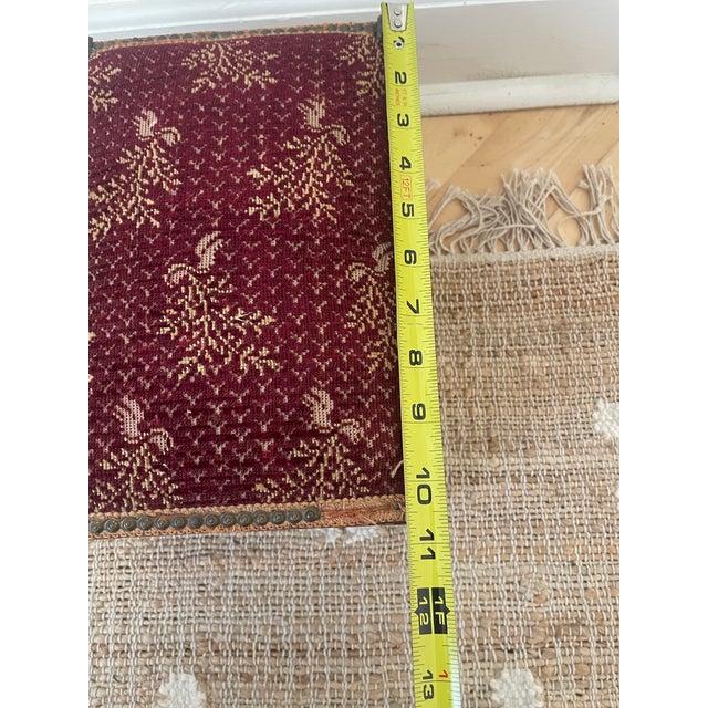 Brown 1920s Hand-Carved Wooden Chest Letter Jewelry Box For Sale - Image 8 of 12