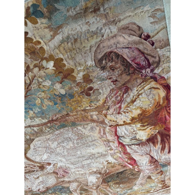 17th Century 17th Century Brussels Tapestry Depicting Peasant For Sale - Image 5 of 10