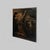 Italian oil painting on canvas, 1900s Oil painting on canvas. The painting depicts a kiss between a kneeling man and a...
