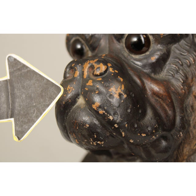 TERRA COTTA SITTING PUG DOG STATUE ATTRIBUTED TO GOLDSCHEIDER For Sale - Image 10 of 12
