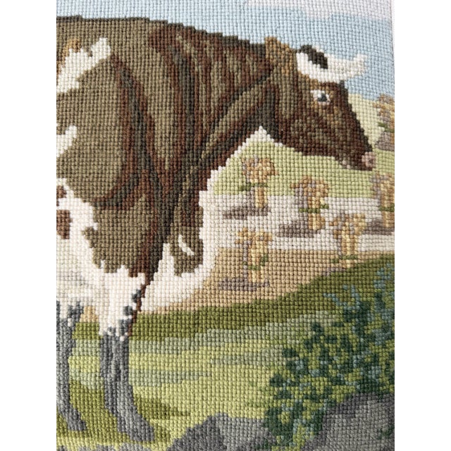 Custom Framed Hand-Embroidered English Country Needlepoints – Set of Four For Sale - Image 9 of 18