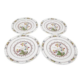 Vintage Cowslip by Spode Pattern Sp Cow 8 7/8" Luncheon Plates-Set of 4 For Sale