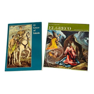 Two Vintage Art Books on El Greco For Sale