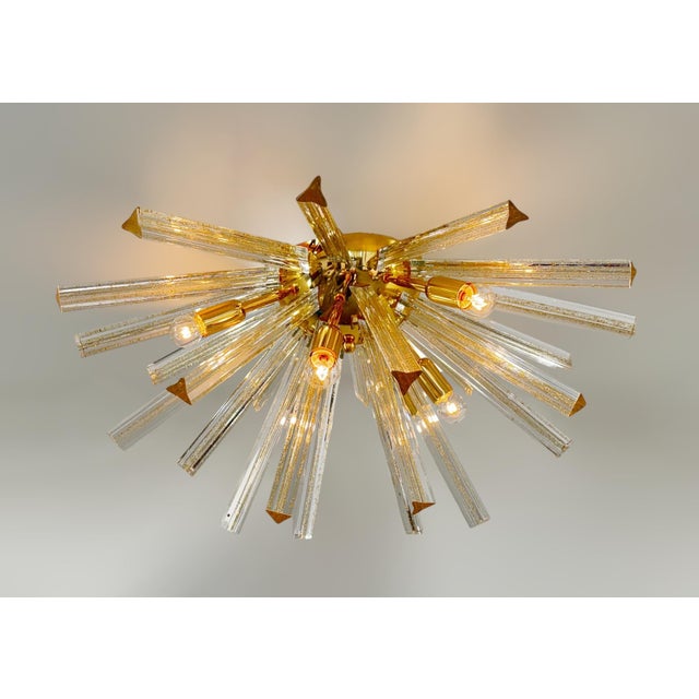 Oro Sputnik Flush Mount by Fabio LTD For Sale - Image 6 of 9