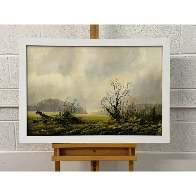 Winter Field on Overcast Farmland in the English Countryside by British Artist 1975 (Circa) For Sale - Image 15 of 18