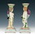 Early 19th Century Pair of English Pearlware Cupid and Torchbearer Figural Candlesticks, Attributed to Neale & Co. Or Wilson For Sale - Image 5 of 8
