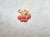 Late 20th Century Vintage 14k Gold Momo Coral Cherry Branch Brooch, Japan, 1980s For Sale - Image 5 of 8