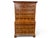 A rare 17th Century William And Mary English 8-Drawer Chest-on-chest with circular book-matched grain oyster walnut veneer...