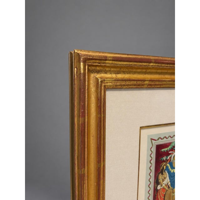 Mid-Century Modern Lucien Boucher Air France Double-Hemisphere Planisphere Lithograph, France For Sale - Image 3 of 13