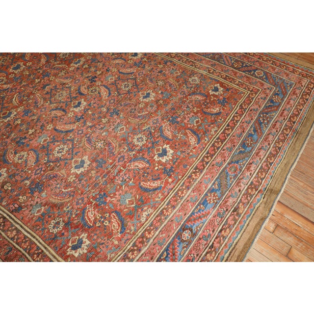 Antique Zabihi Collection Persian Bakshaish Rug For Sale In New York - Image 6 of 12