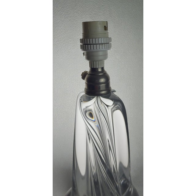 Baccarat Vintage Table Lamp from Cristal De Baccarat, 1950s For Sale - Image 4 of 9
