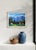 Three Cottages Beneath the Santa Ynez Mountains, Original Oil Painting For Sale In Reno/Lake Tahoe - Image 6 of 10