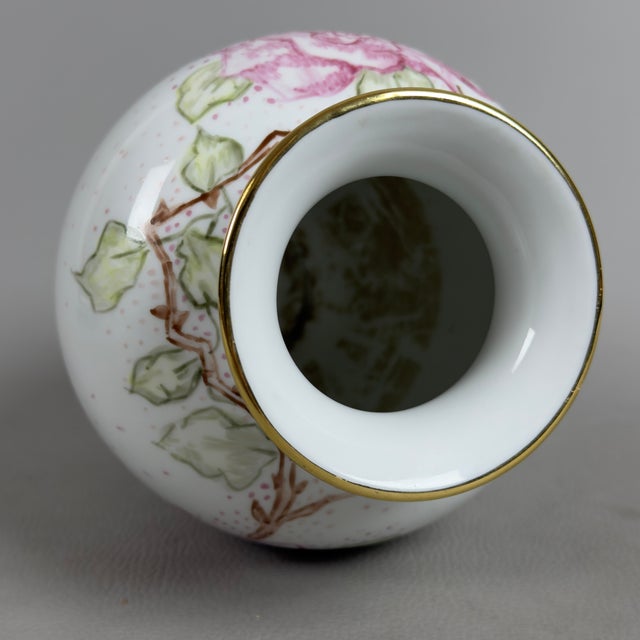 Porcelain Vase and Plate from Heinrich, 1989, Set of 2 For Sale - Image 6 of 15