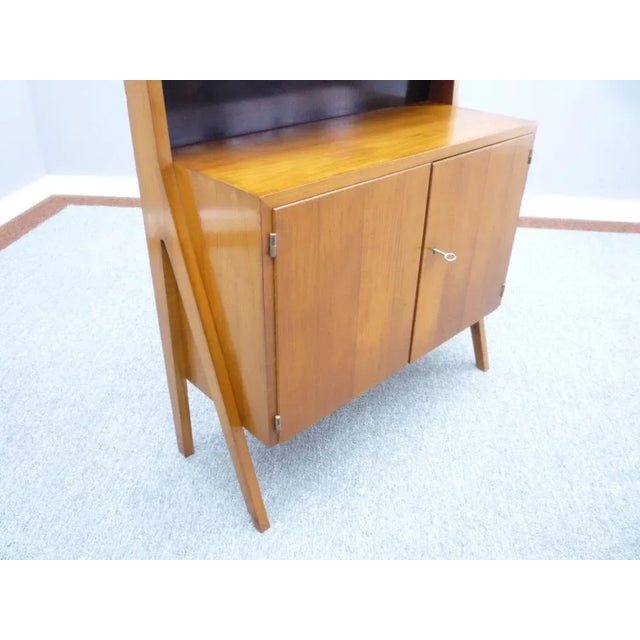 1950s Standing Shelf in Cherry by Heinz Vetter for Wilhelm Renz, 1950s For Sale - Image 5 of 10