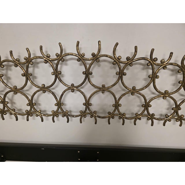 Black Sculptural Bed by Arnaldo Pomodoro for Osvaldo Borsani, 1960s For Sale - Image 8 of 18