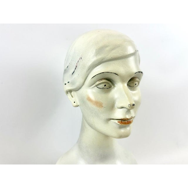 1950s Mid-Century Female Head Mannequin Sculpture, 1950s For Sale - Image 5 of 13