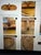 Antique Chinese harvest rice basket made from split reeds and a bent wood handle secured with iron straps. It is extremely...
