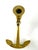 Brass Mid 20th Century Solid Brass Nautical Anchor Candlestick Holder For Sale - Image 8 of 9