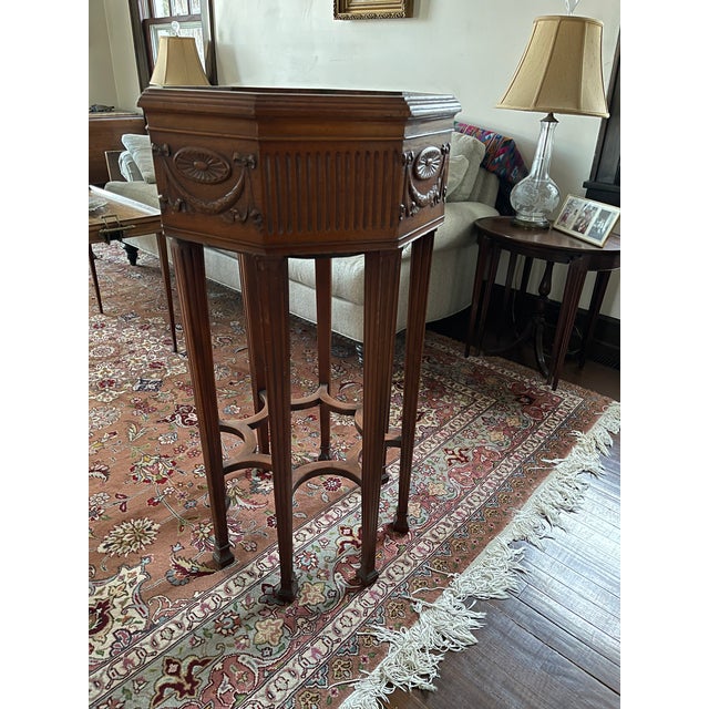 Newton and Hoit Hexagonal Plant Stand For Sale - Image 14 of 18