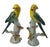 Chinoiserie 1970s Chinese Export Porcelain Parrots With Applied Fruit and Blossoms – A Pair For Sale - Image 3 of 15