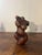 Contemporary Vintage Studio Hand Carved Mahogany Female Torso Sculpture For Sale - Image 3 of 9