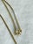 Vintage 1980s Italian Gold Two-Tone Herringbone Collar Necklace For Sale - Image 15 of 17