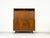 Beautiful Danish teak bar cabinet consisting of two modules. A cabinet with a front-opening flap at the top, behind which...