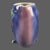 Late 20th Century Vintage Hand Painted Ceramic Made in Italy Eggplant Form Aubergine Pitcher For Sale - Image 5 of 8