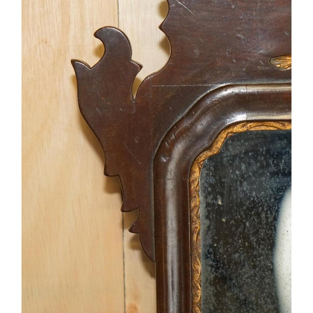 18th Century Georgian Style Mirror in Giltwood, 1880s For Sale - Image 4 of 18