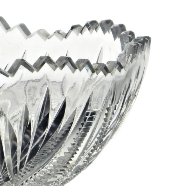 American Brilliant Period Cut Glass Bowl 8.5" For Sale In San Francisco - Image 6 of 12