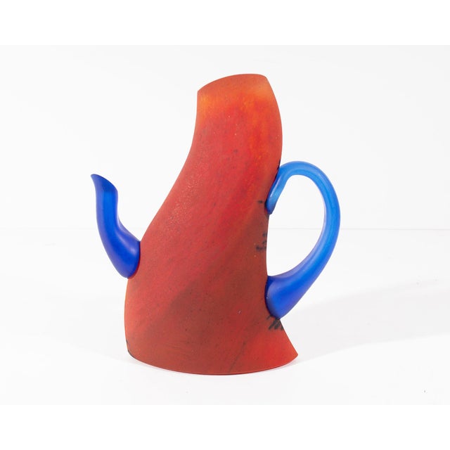 Late 20th Century Kjell Engman Kosta Boda Limited Edition Teapot Sculpture For Sale - Image 5 of 8