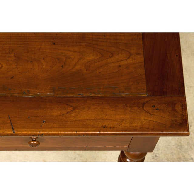 Mid 19th Century Mid-19th Century French Louis Philippe Walnut Writing Table For Sale - Image 5 of 18