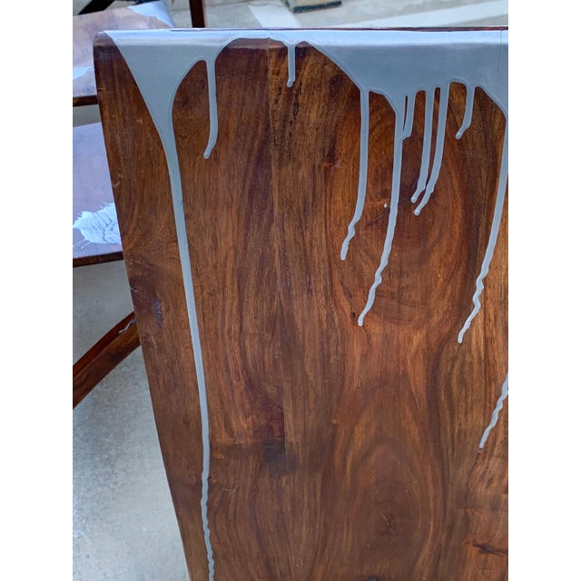 Early 20th Century Acacia Wood Chairs For Sale In Palm Springs - Image 6 of 17