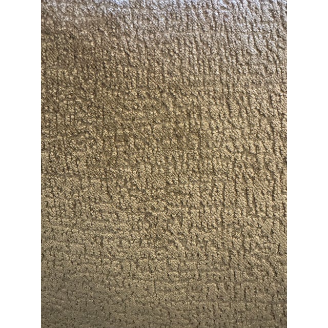Late 20th Century Tan Velvet Sofa For Sale In Phoenix - Image 6 of 6